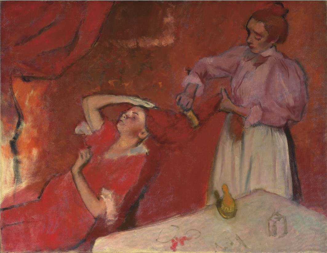 《梳发》 Combing the Hair 1895年-1898年 布面油画