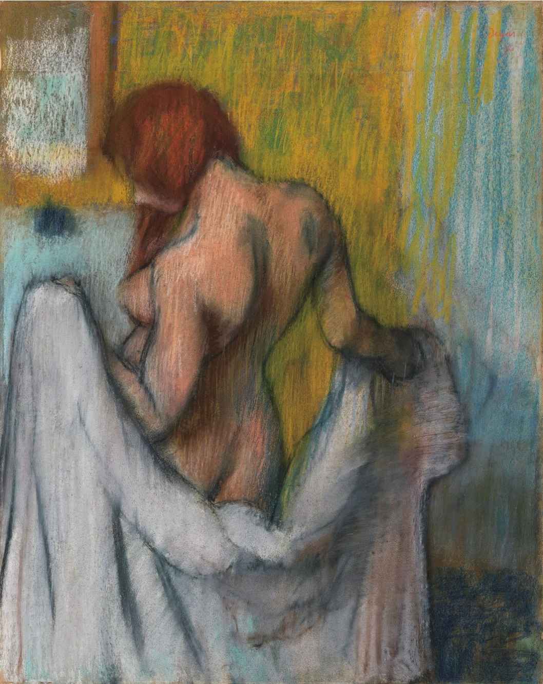 《用毛巾的女人》 Woman with a Towel 1894 年—1895 年 布面油画