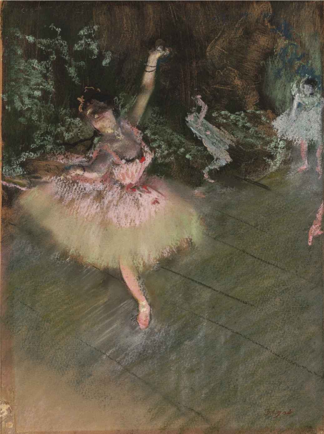 《跳舞者》 Dancers 1876年—1878年 布面油画